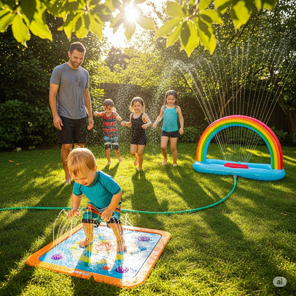 Inflatable Sprinklers vs. Traditional Sprinklers: Which is Best for Your Kids?