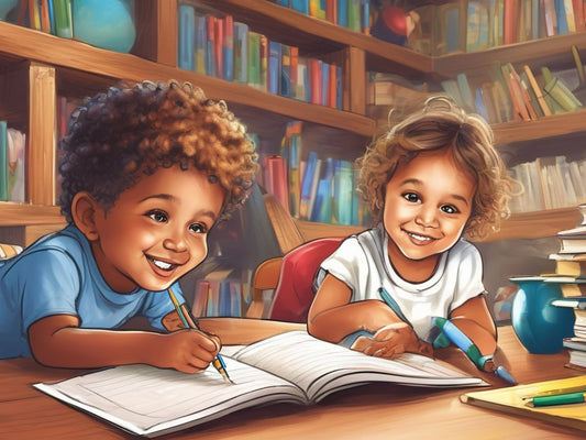 children reading and writing learning tools