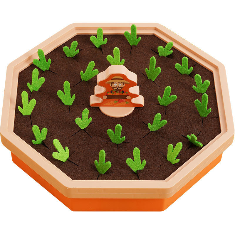 Pull-and-Match Carrot Toy