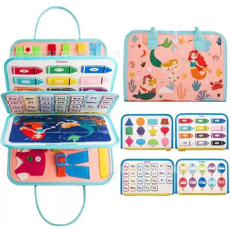 Felt Busy Board – 50 × 50 cm Theme & Page Options