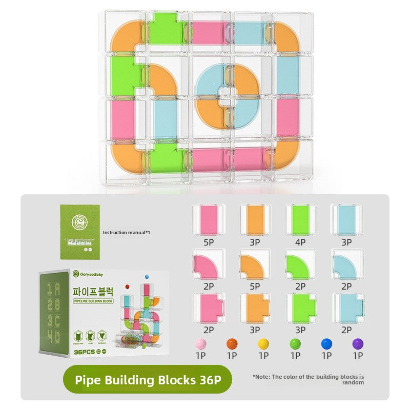 Creative Pipe Building Blocks – 24 or 36 Pieces