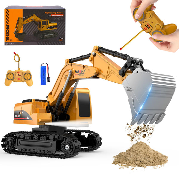 Remote Control Excavator Toy for Kids – Rechargeable RC Construction Excavator Truck for Boys & Girls Ages 6–10+ Remote Control Excavator Toy for Kids – Rechargeable RC Construction Excavator Truck for Boys & Girls Ages 6–10+
