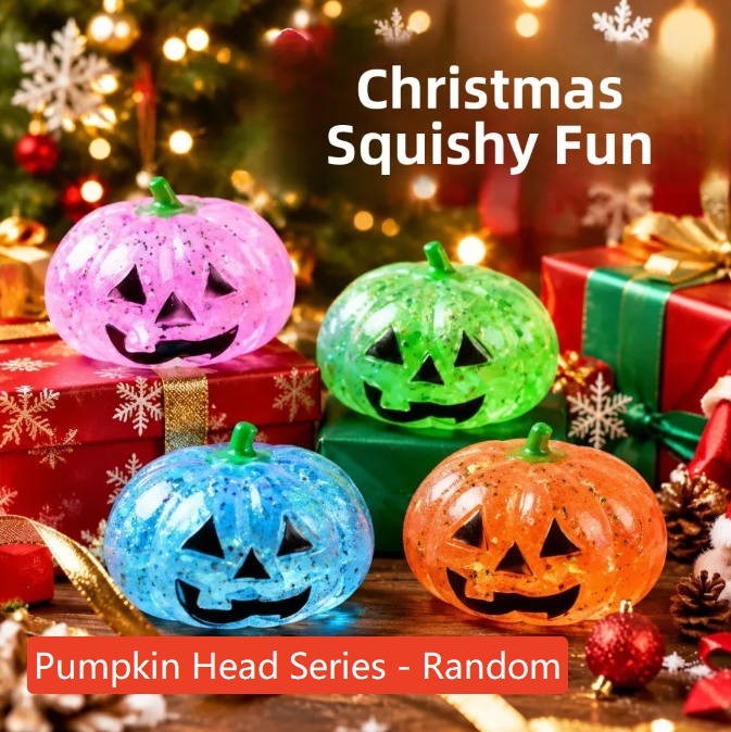 Halloween Squishy Character Toys – Pumpkin & Ghost Options