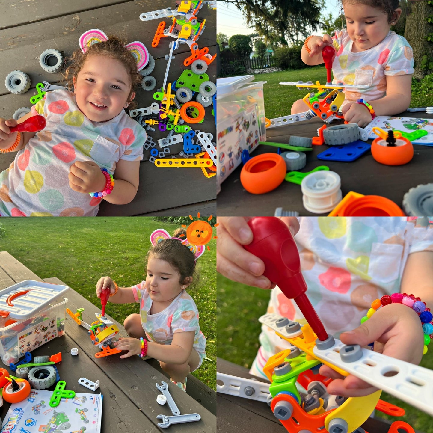 175 Pieces Building Blocks STEM Toys for 4 5 6 7 8+ Year Old Boys Erector Sets Kits Building Toys for Kids Age 4-8 6-8 5-7 8-10 Creative Learning Game Engineering Stem Projects Activities Gift