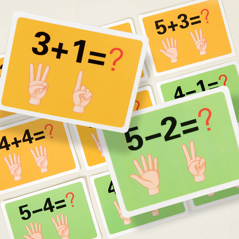 Wooden Finger Counting & Arithmetic Learning Board