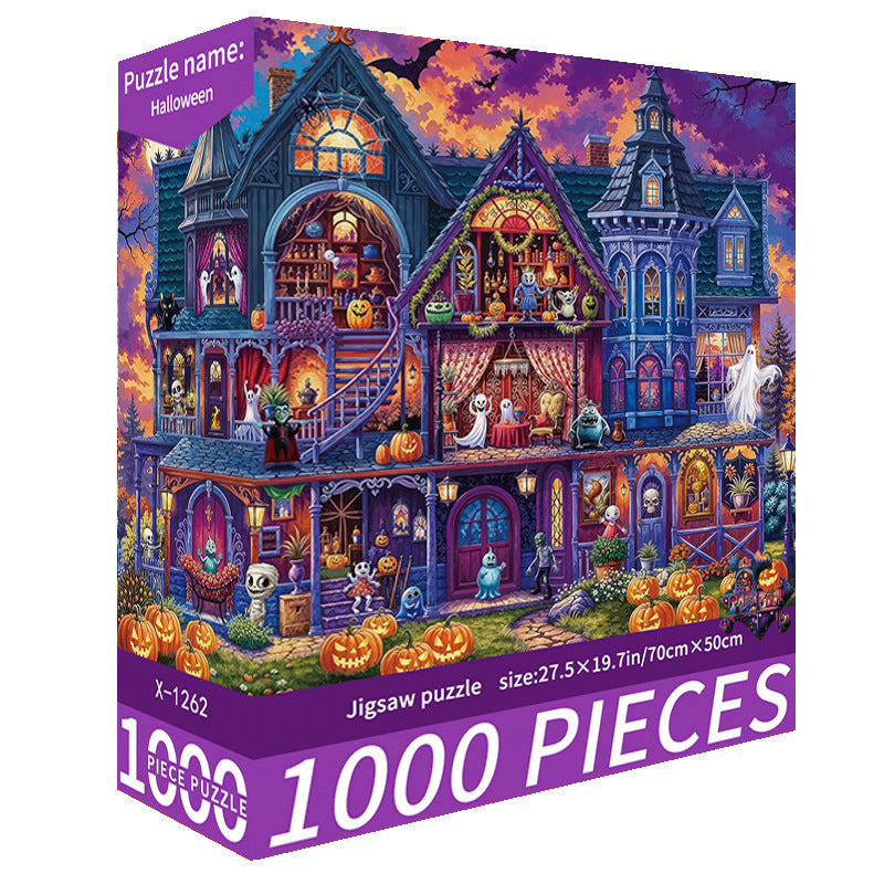 1000-Piece Jigsaw Puzzles for Teens & Adults – Assorted Art