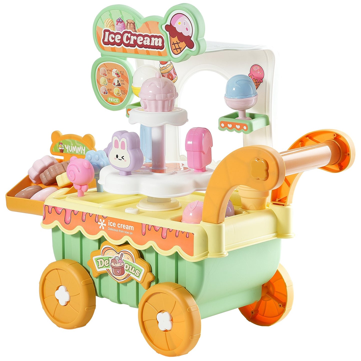 Ice Cream Cart For Kids Pretend Play Ice Cream Shop For Kids