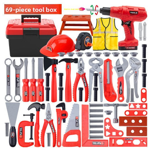 Kids’ Electric Drill and Building Tool Set