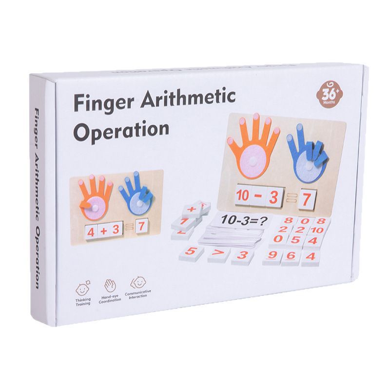 Wooden Finger Counting Math Toy – Activity Options
