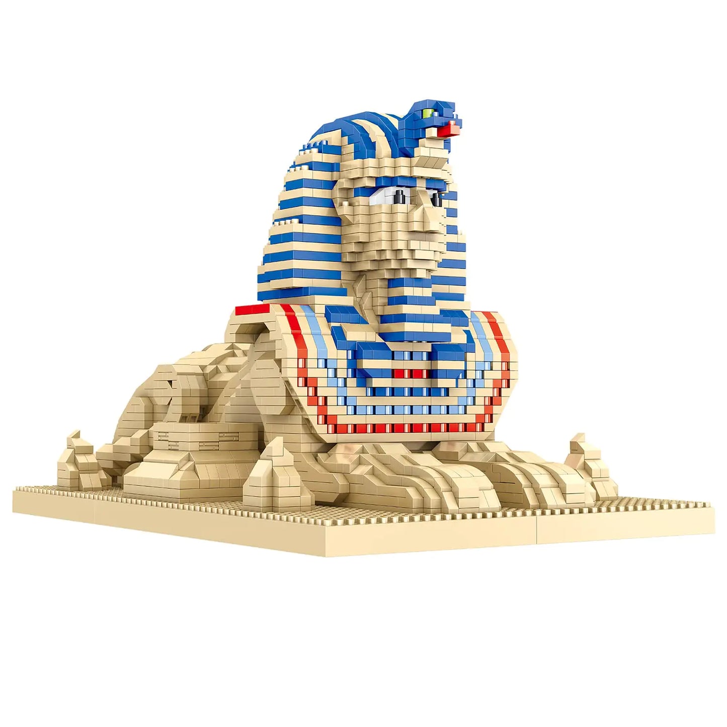πΊ Desert Majesty: Great Sphinx of Egypt Architecture Building Set β 2,732 Pieces! πΊπ§±