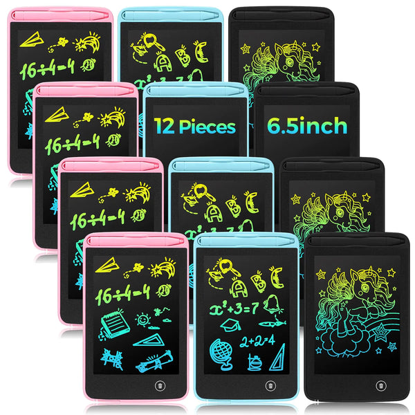 🎨 Creative Freedom: 12-Piece LCD Writing Tablet Doodle Set! 🎨✨ 🎨 Creative Freedom: 12-Piece LCD Writing Tablet Doodle Set! 🎨✨