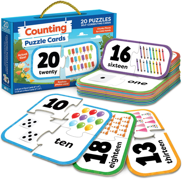 Master the Math: 26-Piece Number Matching Puzzle Set for Preschoolers! Master the Math: 26-Piece Number Matching Puzzle Set for Preschoolers!