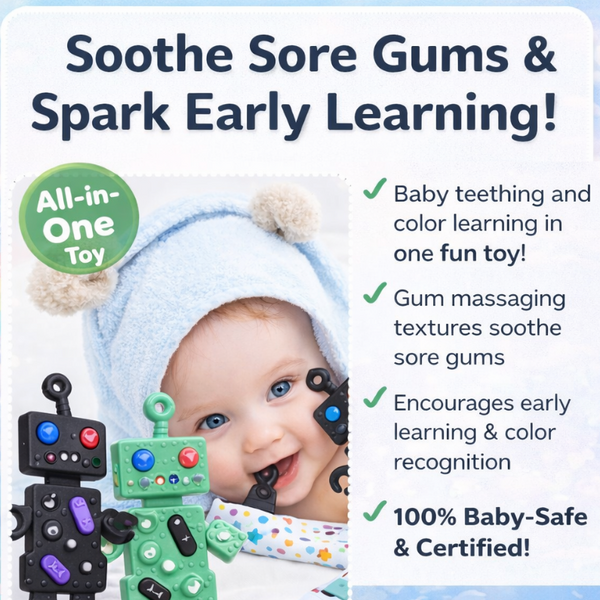 🍼💖 Soothe Sore Gums & Spark Early Learning — All in One Cute Toy 🍼💖 Soothe Sore Gums & Spark Early Learning — All in One Cute Toy