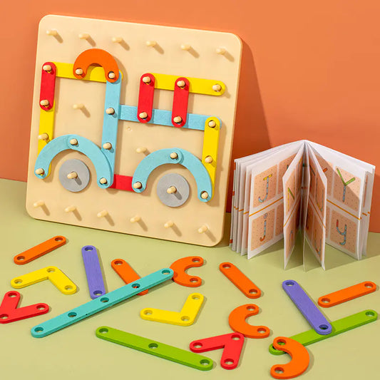 Learn & Build: Montessori Educational Letter and Number Building Blocks Toy!