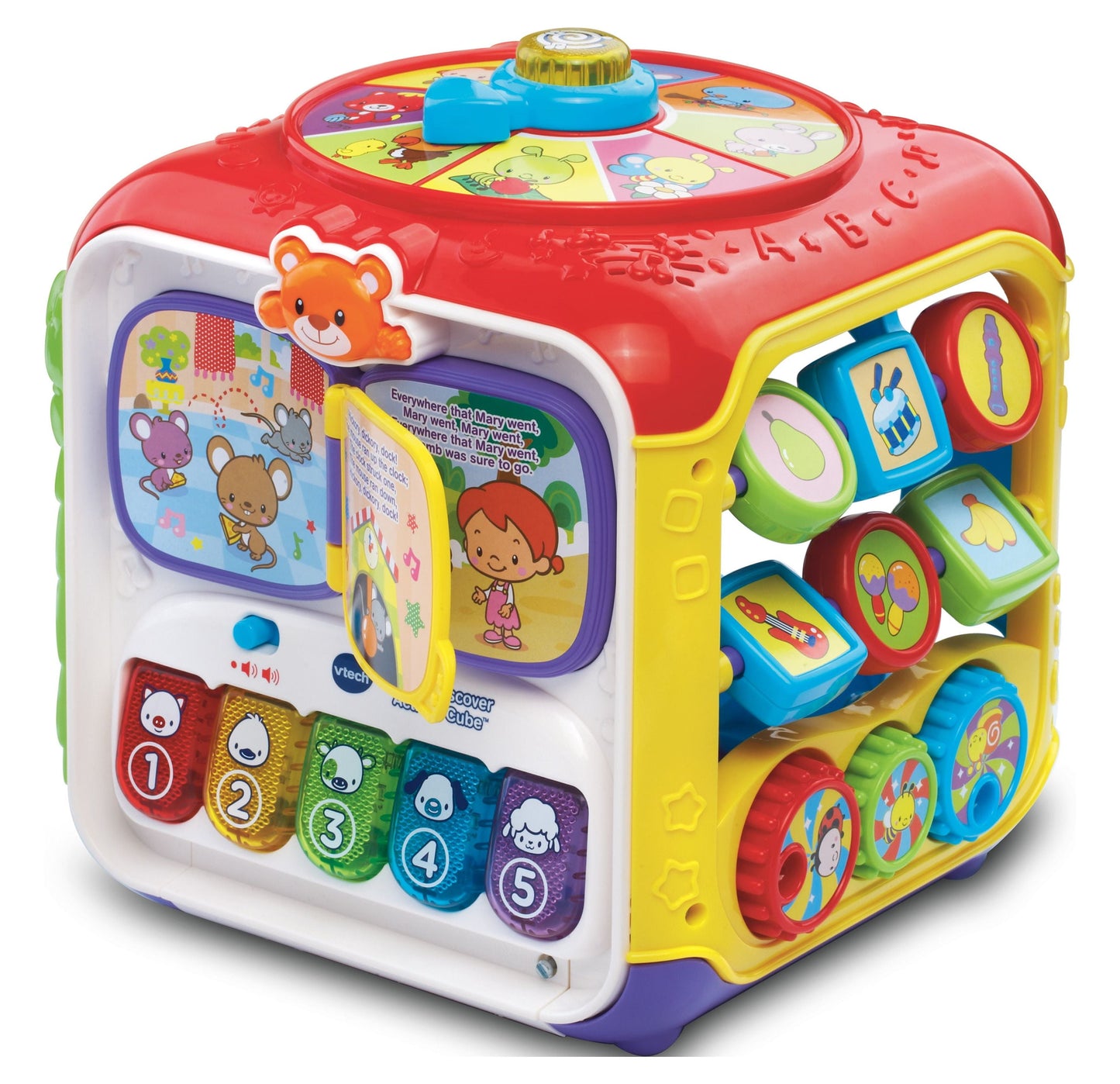Sort and Discover Activity Cube, Learning Toy for Baby Toddler