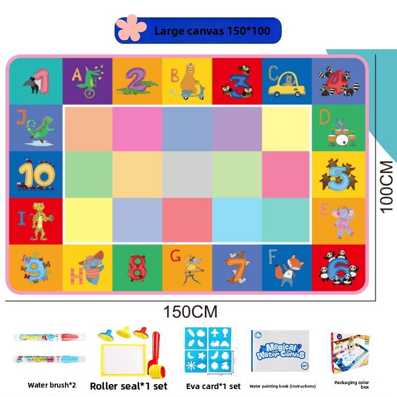 Reusable Magic Water Drawing Mat – Size and Theme Options