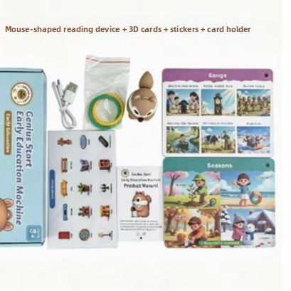 English Reading Pen Set with 3D Cards