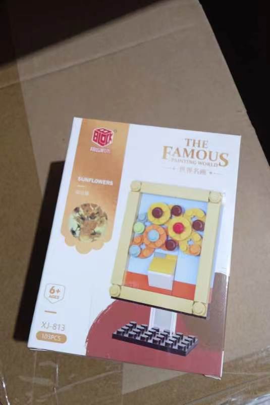 Famous Paintings Building Blocks Set 813F Building blocks