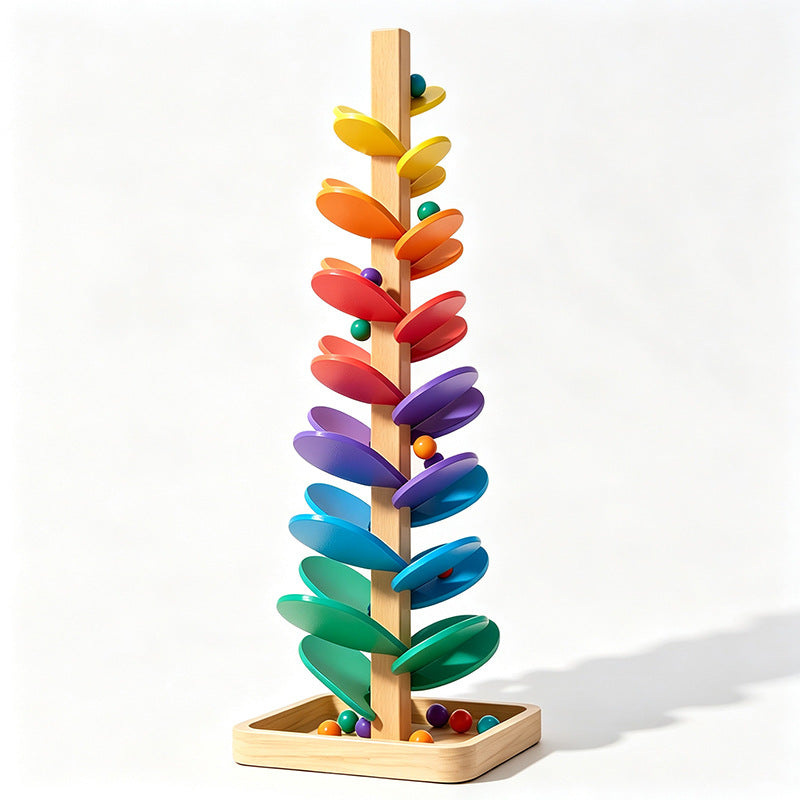 Wooden Musical Ball Track Toy