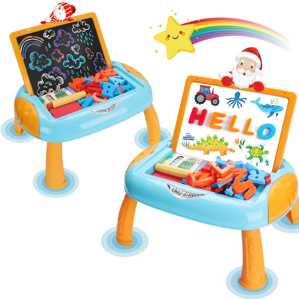 🎨 Creative Genius: 2-in-1 Magnetic Drawing & Learning Table! 🎨✨ 🎨 Creative Genius: 2-in-1 Magnetic Drawing & Learning Table! 🎨✨