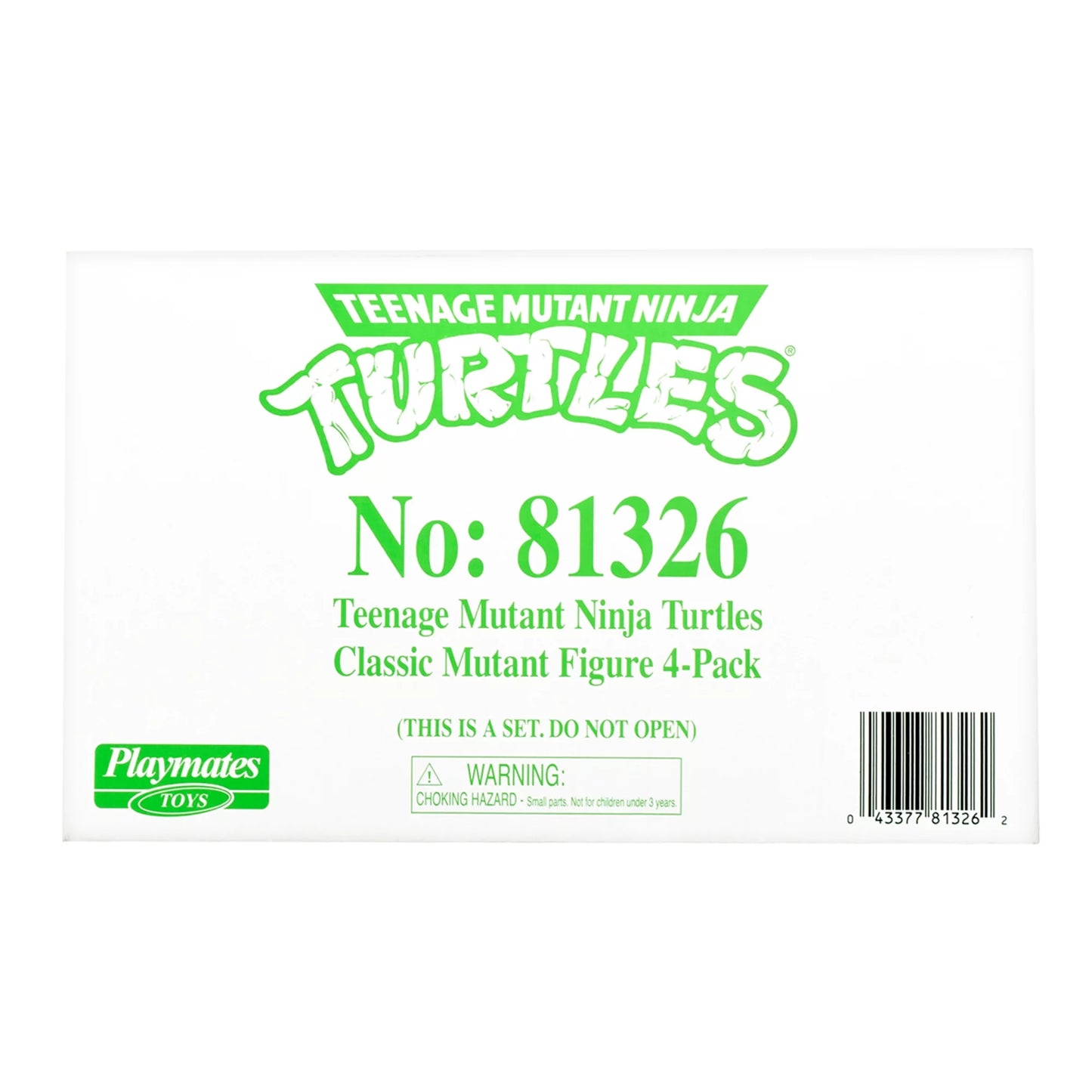 : Classic 4" Mutant 4-Pack Figure Bundle by