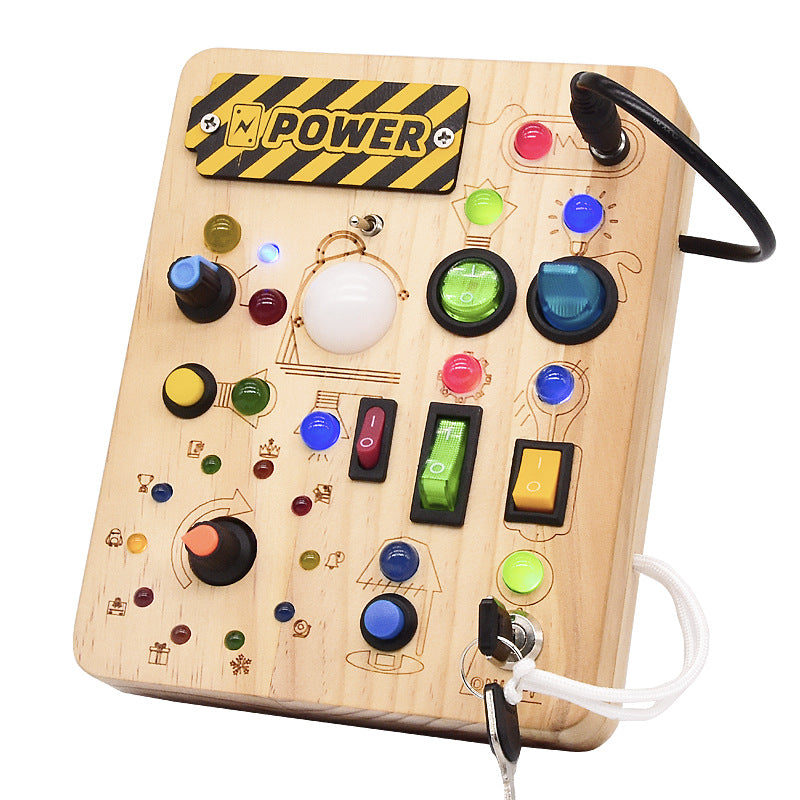 Early Education Wooden Busy Board
