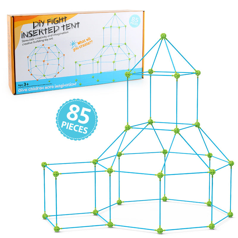 DIY Interlocking Structure Building Kit Blue 1.45kg