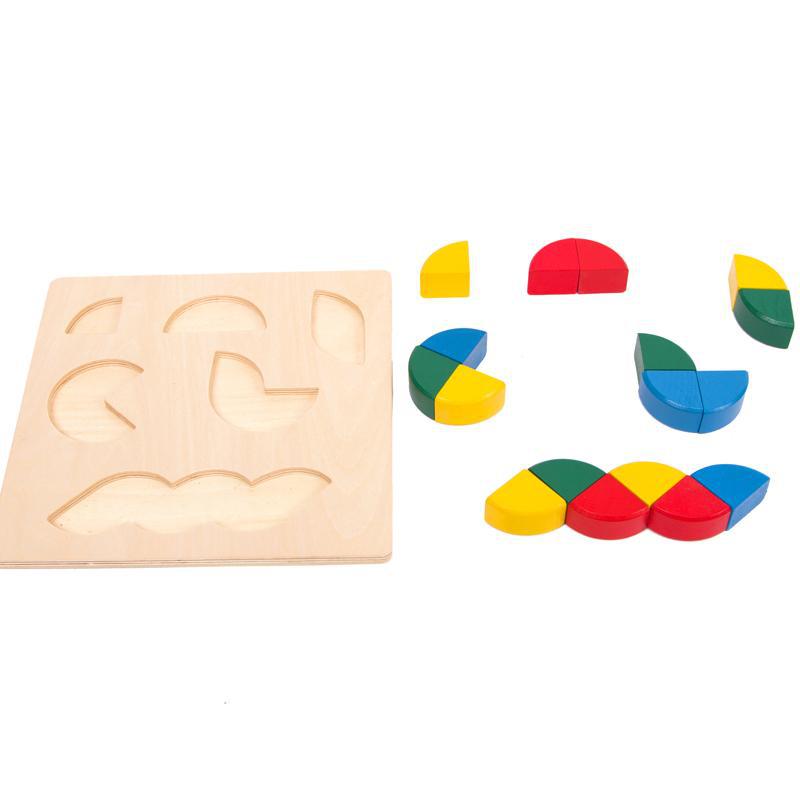 Wooden Montessori Sensory Math Blocks