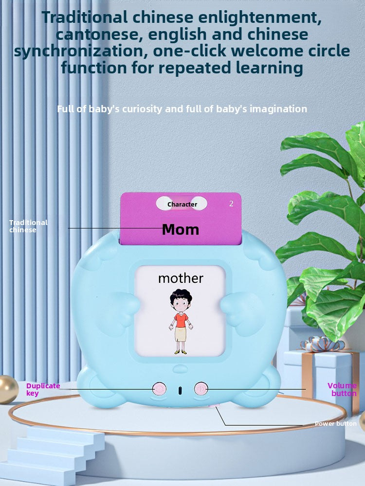 Multilingual Bear & Dinosaur Talking Card Readers