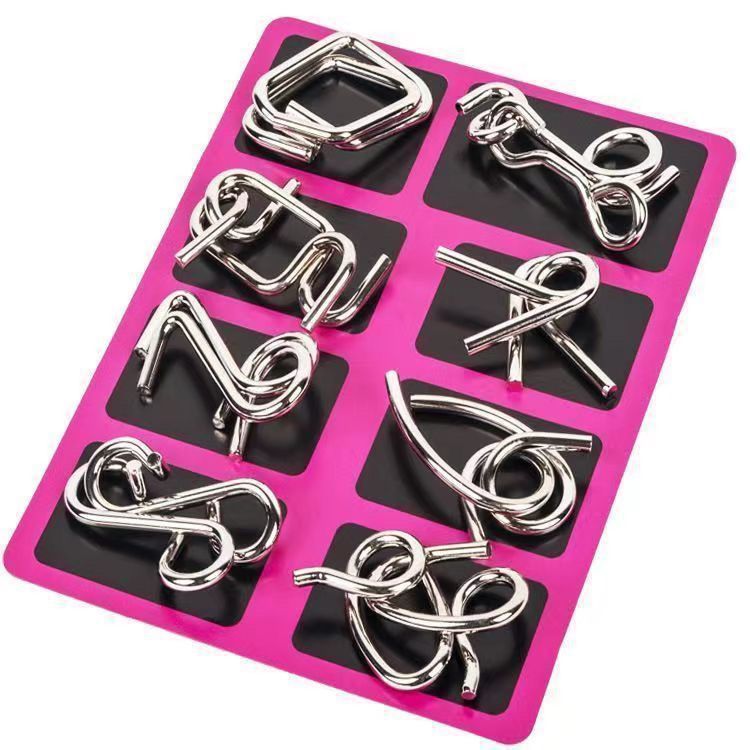 Brain Puzzle Unlocking Toy for Kids Logic Skills
