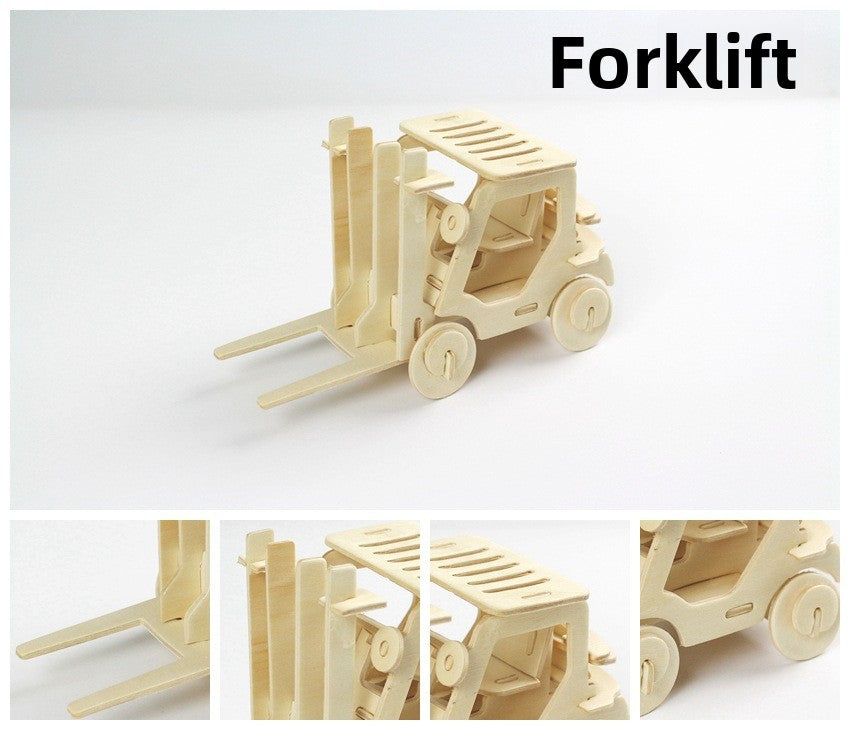 Wooden Vehicle 3D Puzzle – Nine Model Options