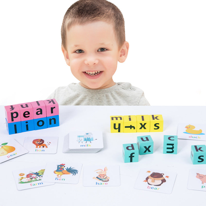 Wooden Alphabet Spelling PK Game