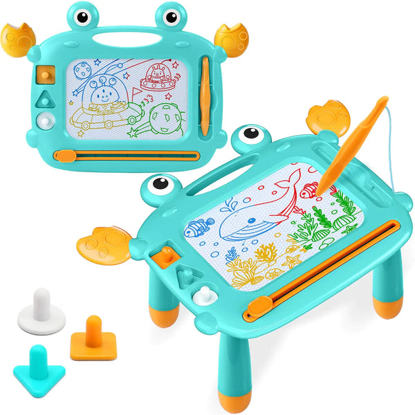 Large Crab Magnetic Drawing Board for Toddlers – Mess-Free Reusable Doodle Pad Ages 1-3 Large Crab Magnetic Drawing Board for Toddlers – Mess-Free Reusable Doodle Pad Ages 1-3