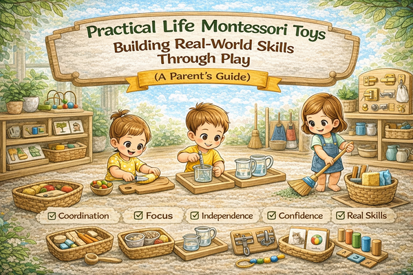 Practical Life Montessori Toys: Building Real-World Skills Through Meaningful Play