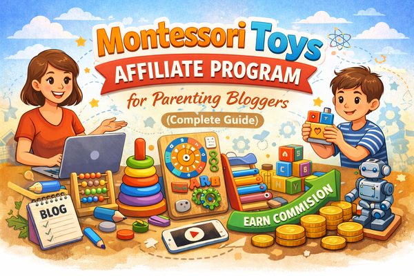 Montessori Toys Affiliate Program for Parenting Bloggers (Complete Guide)
