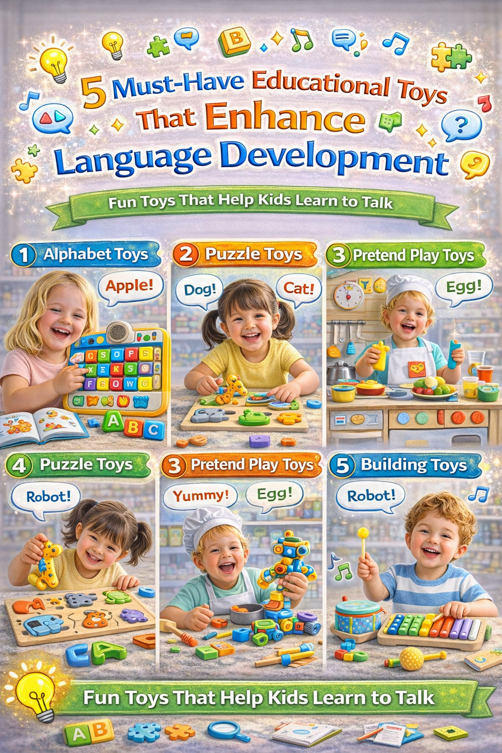 5 Must-Have Educational Toys That Enhance Language Development