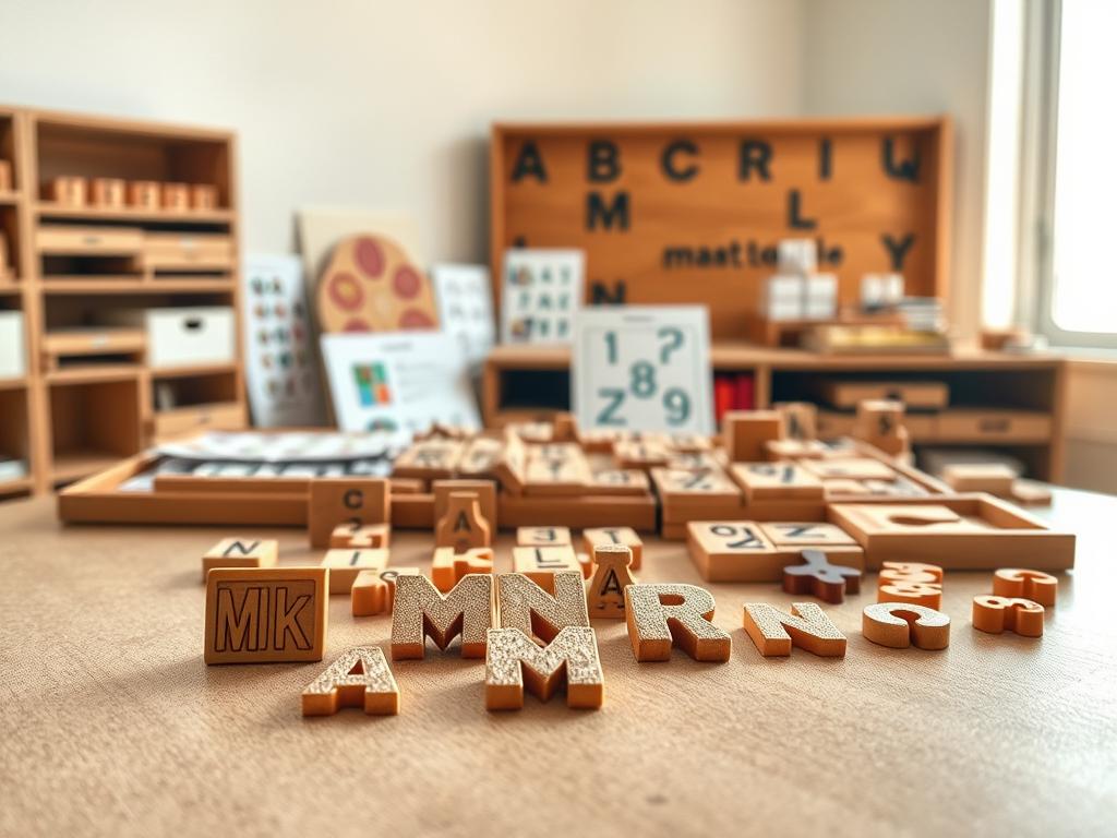 montessori sandpaper letters