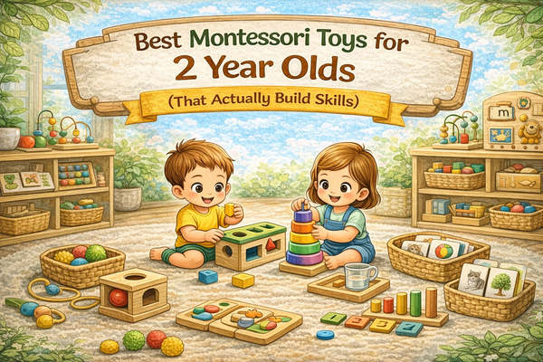 Best Montessori Toys for 2 Year Olds (That Actually Build Skills)