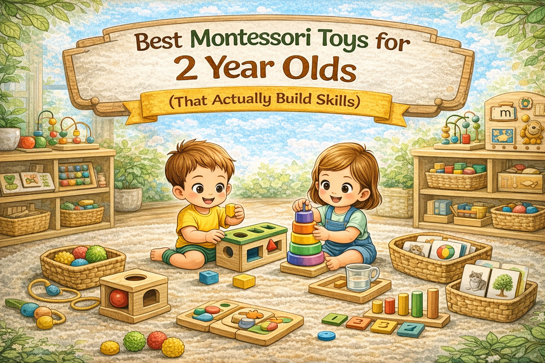 Best Montessori Toys for 2 Year Olds That Actually Build Skills