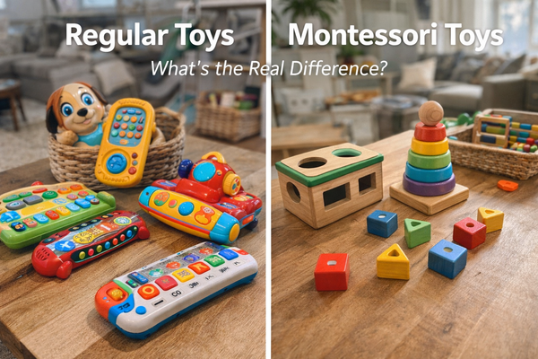 🧠 Montessori Learning Toys vs Regular Toys: What’s the Real Difference?