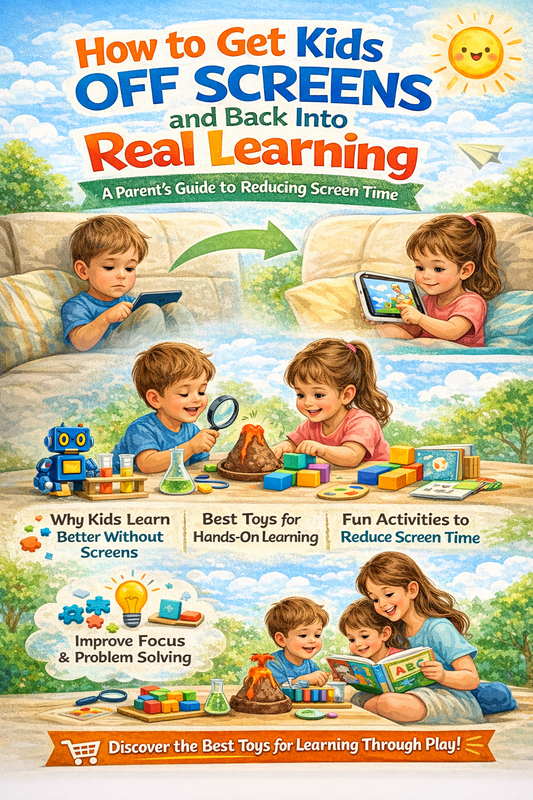 How to Get Kids Off Screens and Back Into Real Learning: