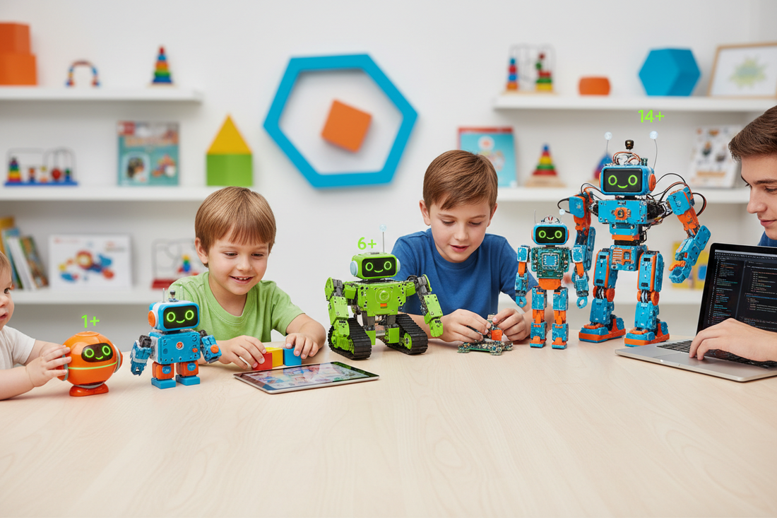 Coding robot kits for kids compared by age and programming level