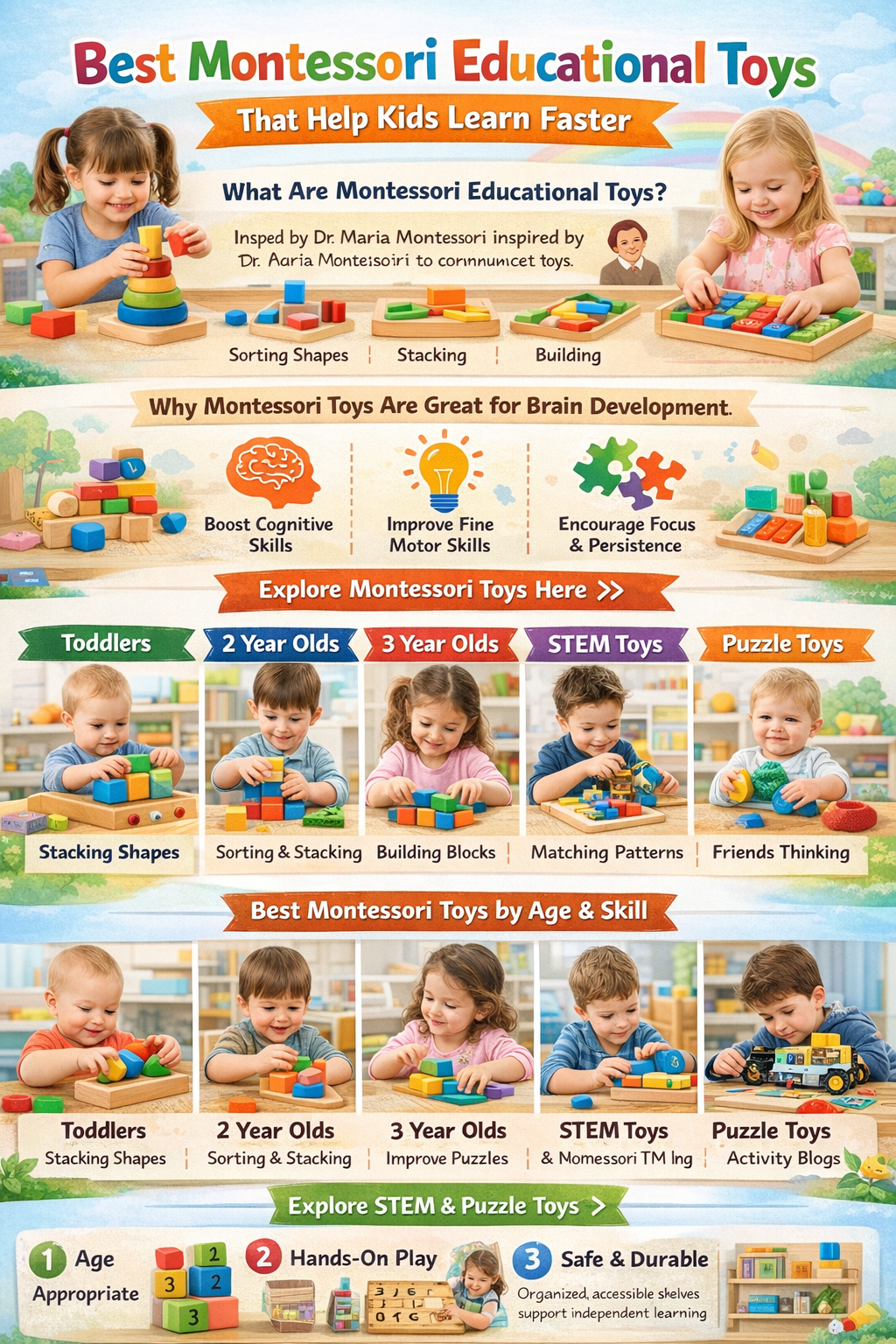 Best Montessori Educational Toys 2026 | Learn Faster – Wonder Kids Toy
