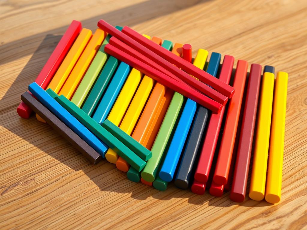 montessori color rods