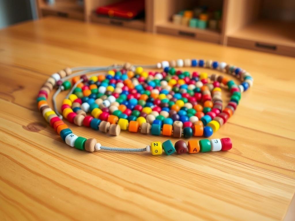 montessori counting beads