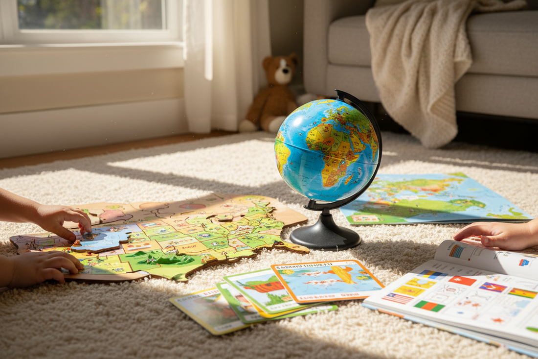 The World in Our Living Room: 5 Hands-On Geography Tools for Tiny Travelers and Future Explorers