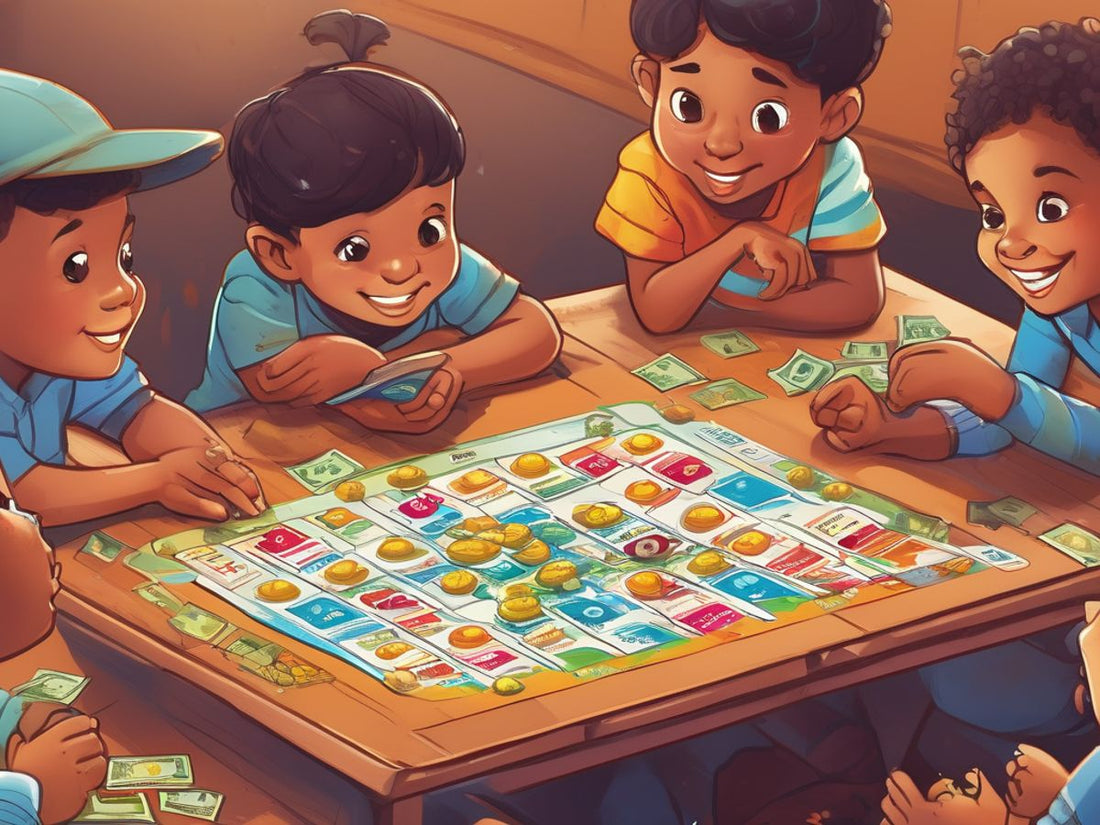 children playing financial literacy games