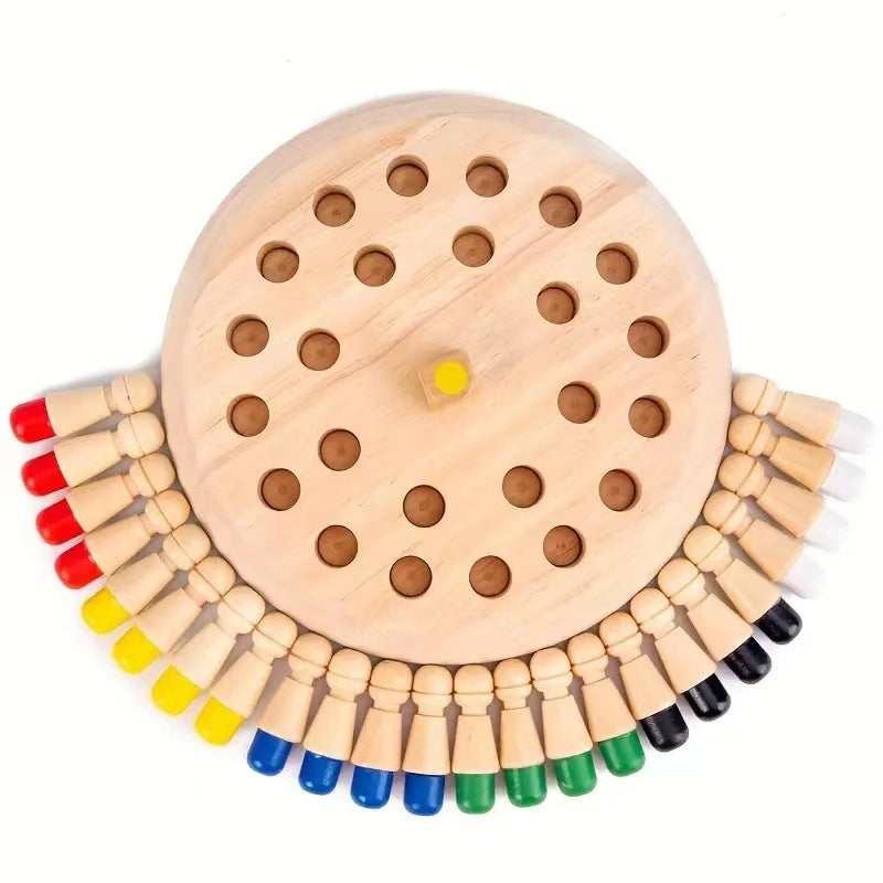 Wooden Memory Chess Game – Small & Large Options