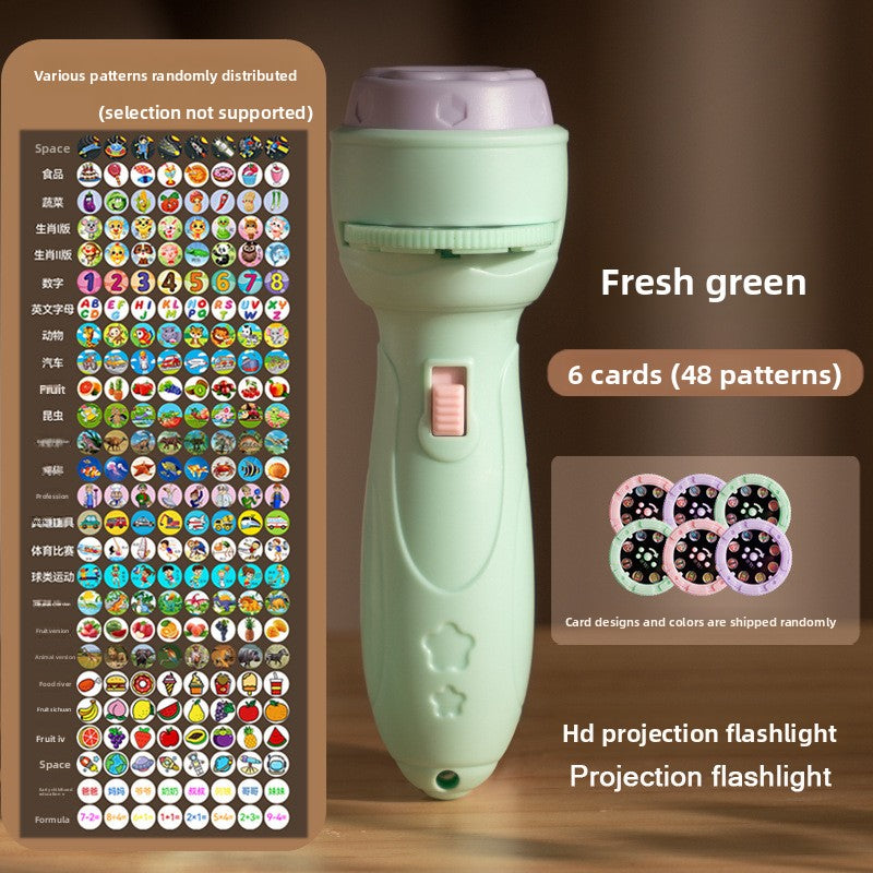 Kids Projection Flashlight Learning Toy