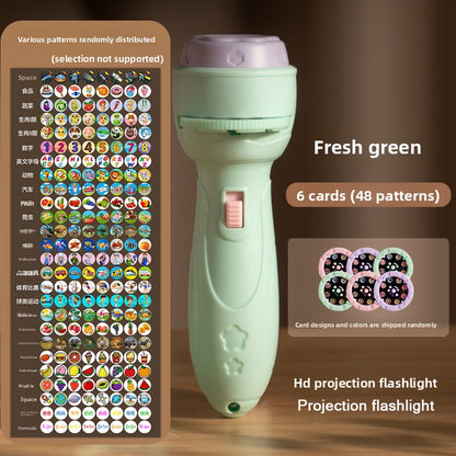 Kids Projection Flashlight Learning Toy